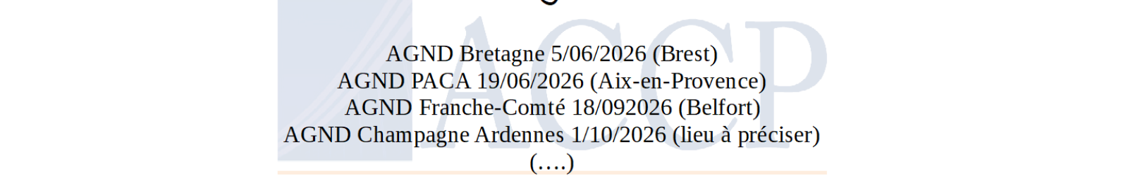 AG ACCP